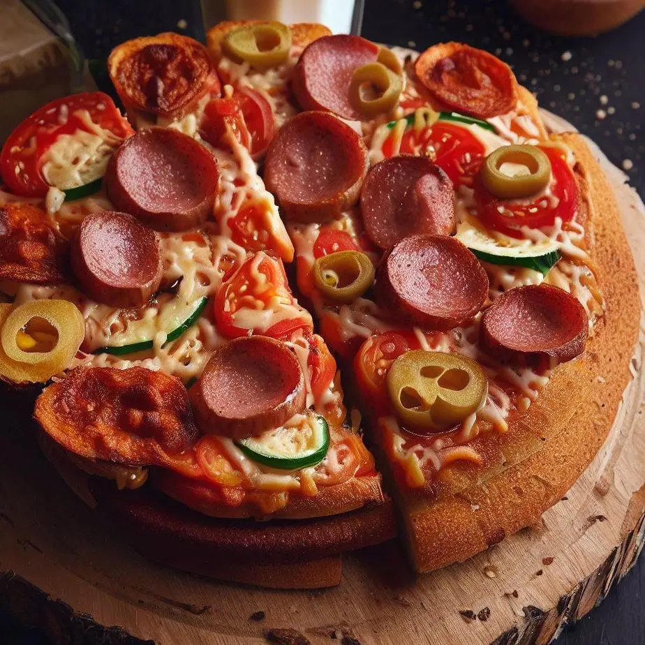 Pizza din Felii de Pâine Fără Lapte